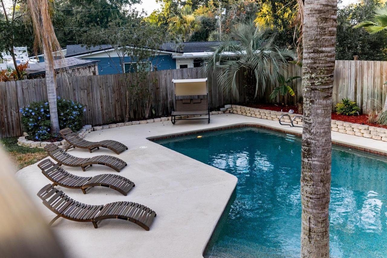 Pool & Hot Tub Home W Game Room! 1 Mile To Beach! Jacksonville Beach Exterior photo